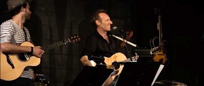 Guitarist Brady Cohan and singer, songwriter and guitarist David Baerwald.